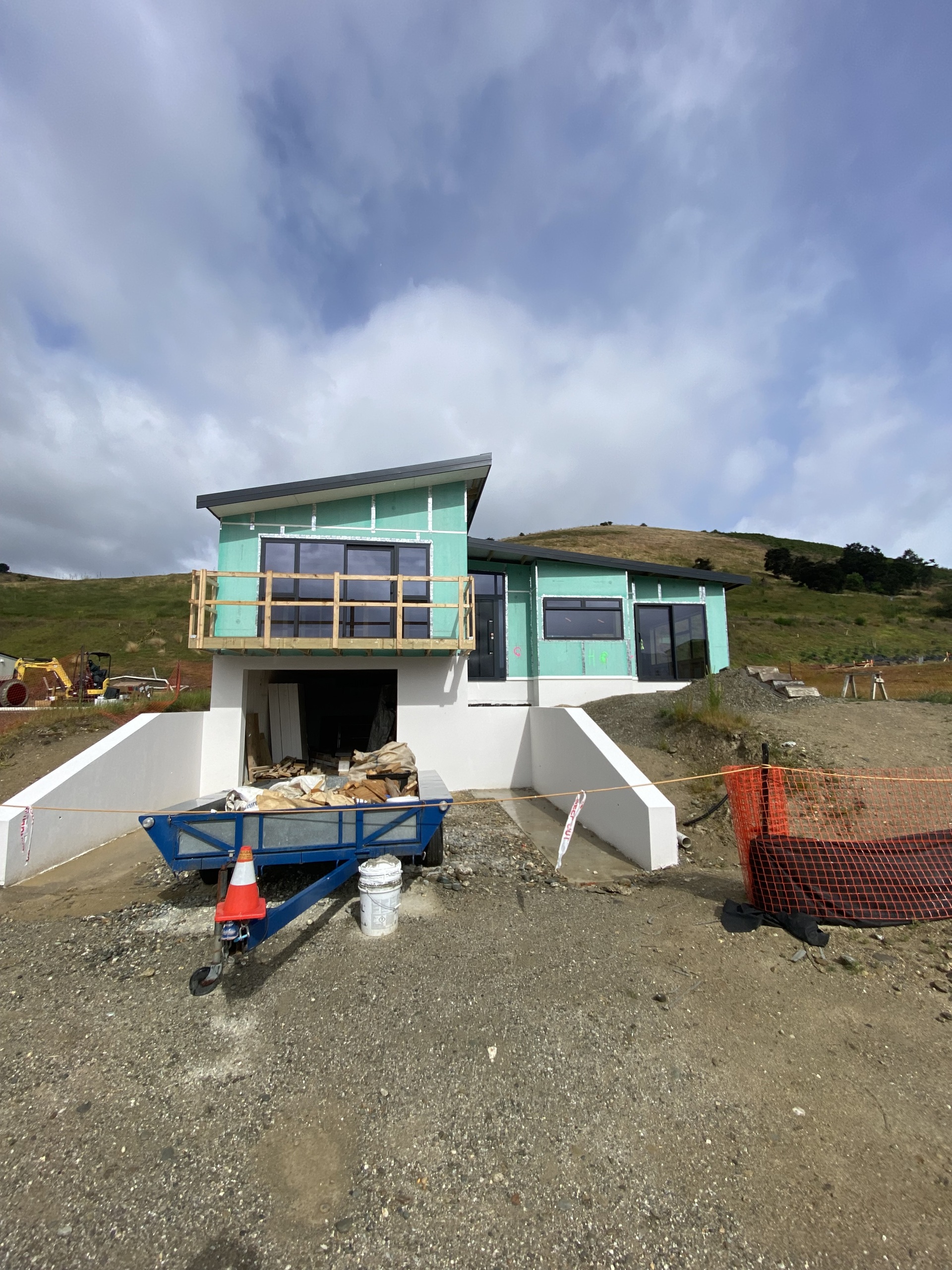 Our showhome, 36 Atkins Rd, under construction