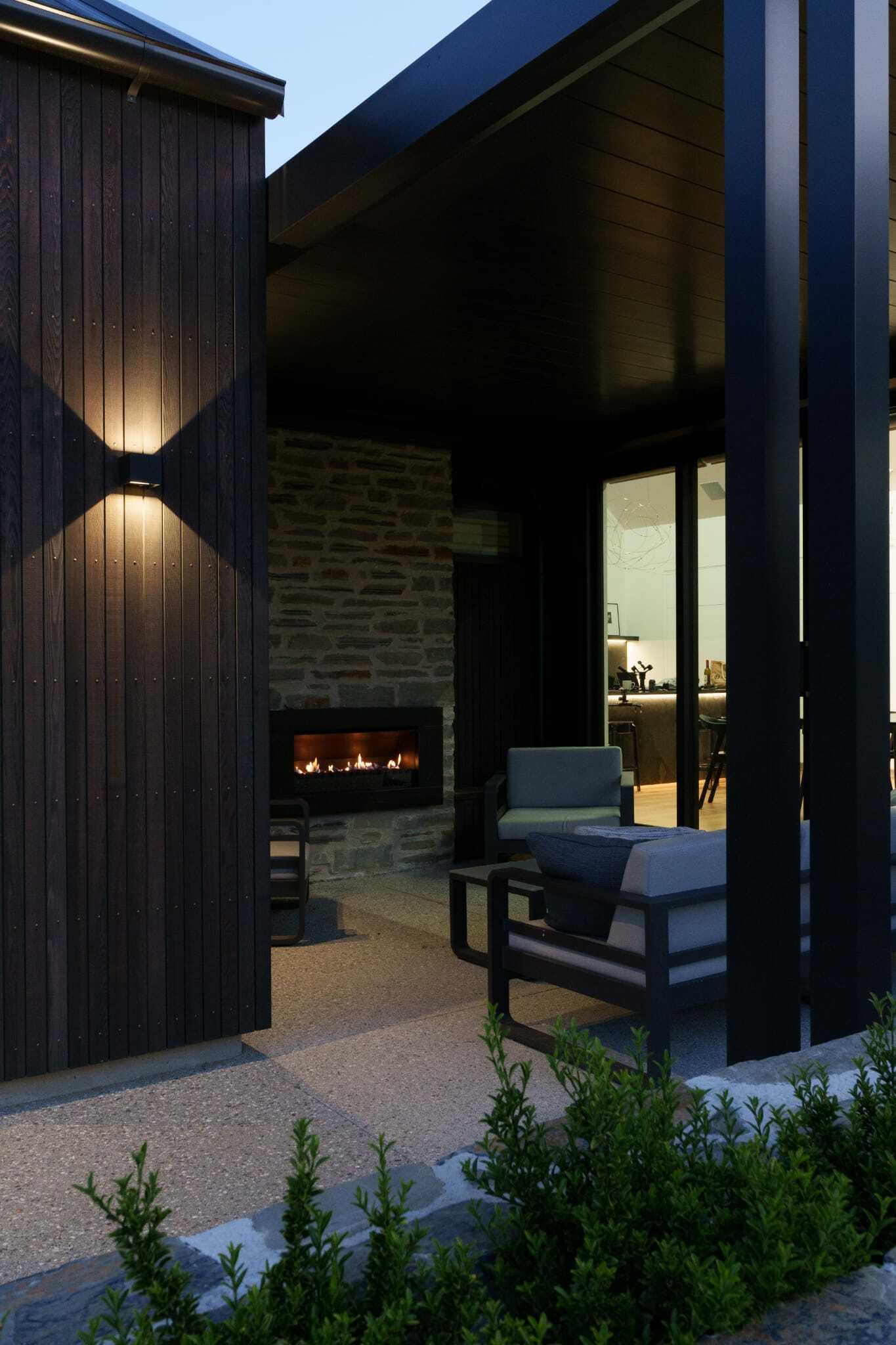 29 Campbell Rd, new construction, outdoor fireplace