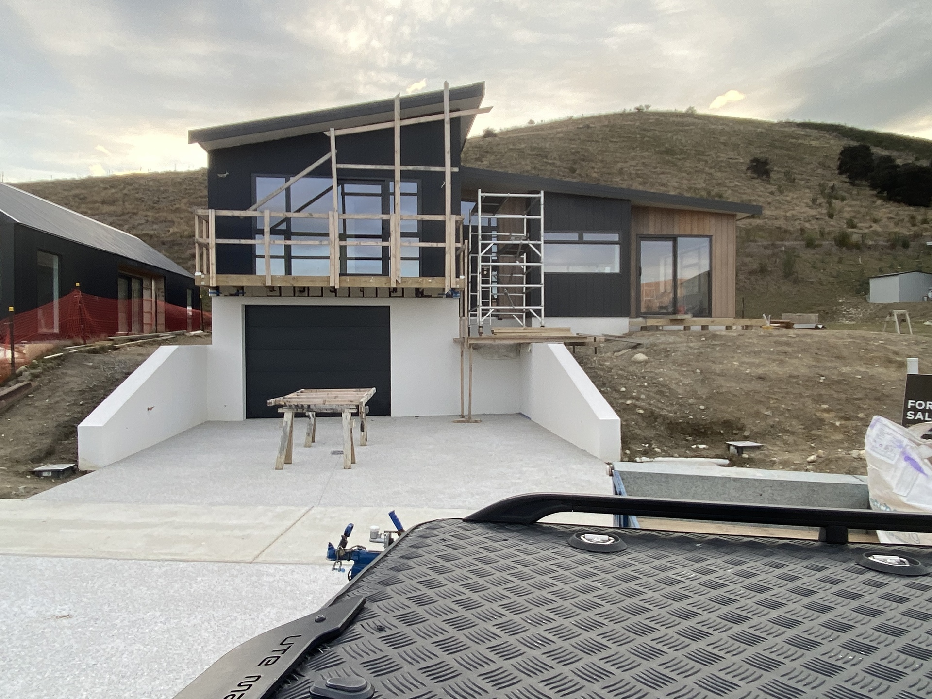 Our showhome, 36 Atkins Rd,  under construction, 